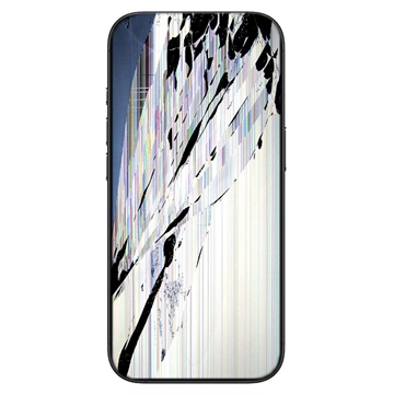 iPhone 16 Pro Max LCD-Display och Glasreparation - Svart - Originalkvalitet