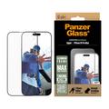 iPhone 16 Pro Max PanzerGlass Aluminium Frame Ultra-Wide Fit-skärmskydd - 9H - Svart kant