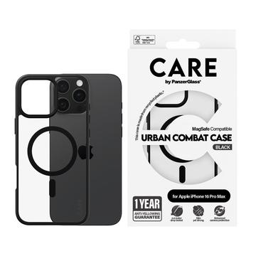 iPhone 16 Pro Max PanzerGlass Care Urban Combat Skal - MagSafe-kompatibelt - Svart