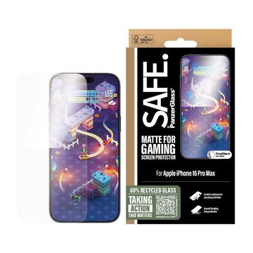 iPhone 16 Pro Max PanzerGlass Safe Gaming Ultra-Wide Fit skärmskydd av härdat glas - 9H - Klar