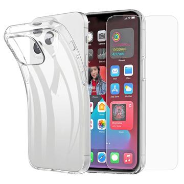 iPhone 16 Pro Max Saii 2-i-1 TPU Skal & Härdat Glas Skärmskydd