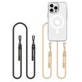 iPhone 16 Pro Max Tech-Protect FlexAir Chain MagSafe Skal - Svart & Taupe