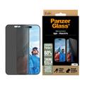 iPhone 16 Pro PanzerGlass Ultra-Wide Fit Privacy EasyAligner Skärmskydd - 9H - Svart Kant