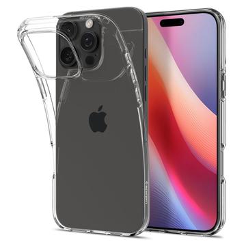 iPhone 16 Pro Spigen Liquid Crystal TPU Skal - Genomskinlig