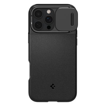 iPhone 16 Pro Spigen Optik Armor Mag Skal - Svart