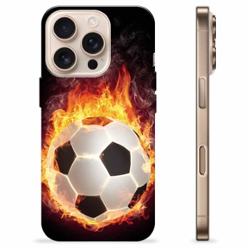 iPhone 16 Pro TPU-Skal - Fotbollsflamma