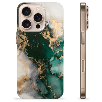 iPhone 16 Pro TPU-Skal - Jade Marmor