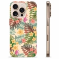 iPhone 16 Pro TPU-Skal - Rosa Blommor