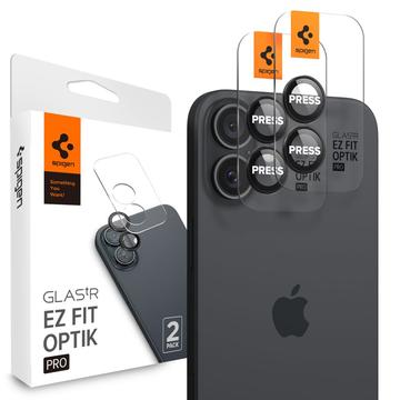 iPhone 16/16 Plus Spigen Glas.tR Ez Fit Optik Pro Kameralinsskydd - Svart