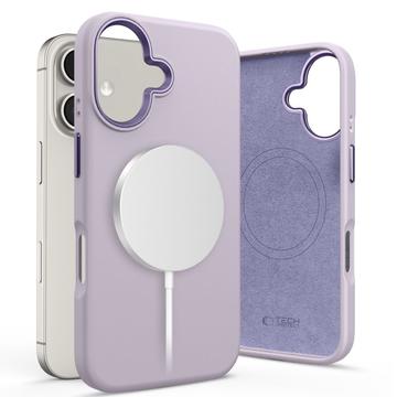 iPhone 16 Tech-Protect Silicone Pure-Skal - MagSafe-kompatibelt - Mauve