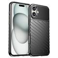 iPhone 16 Thunder Series TPU-skal - Svart