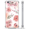 iPhone 6 Plus / 6S Plus Hybridskal - Rosa Blommor