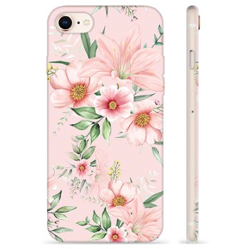 iPhone 7/8/SE (2020)/SE (2022) TPU-Skal - Vattenfärg Blommor