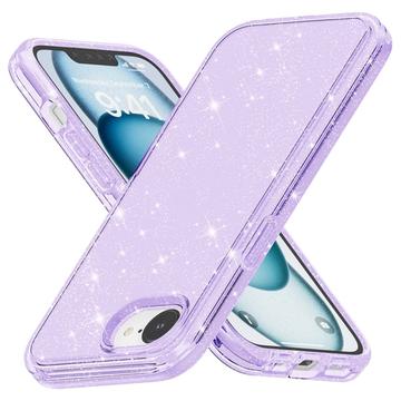 iPhone SE (2025) Stylish Glitter Series Hybrid Skal - MagSafe-kompatibel