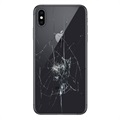 iPhone XS Bakskal Reparation - Endast Glas - Svart
