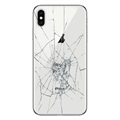 iPhone XS Bakskal Reparation - Endast Glas - Vit