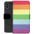 iPhone X / iPhone XS Premium Plånboksfodral - Pride