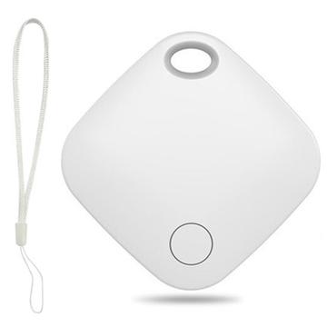 itag03 Bluetooth Finder Anti-Loss Locator för Apple-enhet Bärbar mini-spårare med rem - Vit