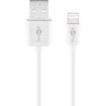 Goobay USB-A / Lightning Data och Laddningskabel - 1m - Vit