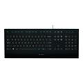 Logitech Corded Keyboard K280e - Svart