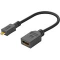 Goobay HDMI 1.4 / Micro HDMI Adapter Kabel - Svart