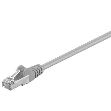 Goobay RJ45 F/UTP CAT 5e Nätverkskabel - 1m - Grå