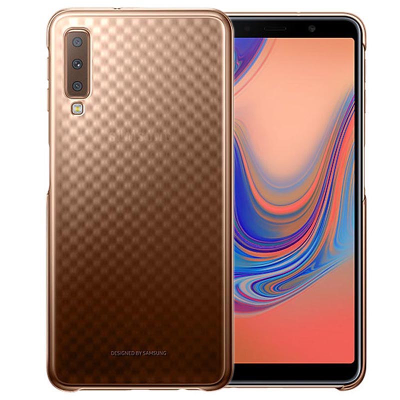 Samsung Galaxy A7 (2018) Gradation Cover EFAA750CFEGWW Guld